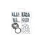 Picture Hanging Assortment KIT, Includes Hooks, Nails, Sawtooth Hangers, and Picture Hanging Wire. Perfect for All Your Paintings, Family Photos, Canvas and Artwork.