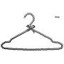 DNJKSA 5 Pcs Colorful Fancy Pearl Bow-Knot Clothes Hanger with Notches, Non Slip Plastic Wedding Dress Sun-top Hanger for Lady Girl(Random Color)