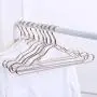 High-tech type 5/10PCS Aluminum Alloy Clothes Hanger Anti Skid Clothes Hanging Wardrobe Storage No Trace Clothes Drying Rack,4-5PCS