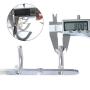 Hook Rail Rack on Wall Mounted - 11 Inch Coat Hooks, Wall Mounted Hangers with 304 Stainless Steel (Brushed Nickel)