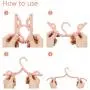 Walfiner 5Pcs Travel Hangers, Portable Folding Clothes Hangers for Travel & Home Use (Pink) Walfiner 5Pcs Travel Hangers, Portable Folding Clothes Hangers for Travel & Home Use (Pink)