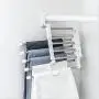 KYCPTNFJ Multi-Functional Pants Rack Shelves Portable 5 in1 Stainless Steel Wardrobe Clothes Hanger Storage Drying Hanger KYCPTNFJ Multi-Functional Pants Rack Shelves Portable 5 in1 Stainless Steel Wardrobe Clothes Hanger Storage Drying Hanger