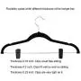 DEDU Black Plastic Finger Clips for Hangers, 40 Pack Pants Hanger Clips, Strong Pinch Grip Clips for Use with Slim-line Clothes Hangers, Clips for Velvet Hangers DEDU Black Plastic Finger Clips for Hangers, 40 Pack Pants Hanger Clips, Strong Pinch Grip Clips for Use with Slim-line Clothes Hangers, Clips for Velvet Hangers