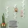 WZP Clothing Display Rack Hanger Wall Hanging Clothing Display Stand,White Creative Bag Clothes Hook,Hall Entrance Porch Clothing Display Stand Wall Mount/White / 123CM WZP Clothing Display Rack Hanger Wall Hanging Clothing Display Stand,White Creative Bag Clothes Hook,Hall Entrance Porch Clothing Display Stand Wall Mount/White / 123CM