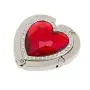 Foldable Purse Handbag Hanger Hook Holder Heart Shape Red Foldable Purse Handbag Hanger Hook Holder Heart Shape Red