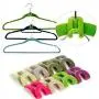 20pcs Random Color Creative Mini Flocking Clothes Hanger Easy Hook Closet Organizer Home Product 20pcs Random Color Creative Mini Flocking Clothes Hanger Easy Hook Closet Organizer Home Product