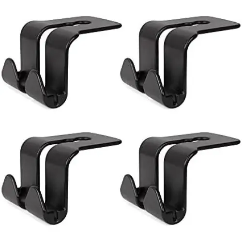 Headrest Hooks for Car, Car Seat Hooks, Purse Hooks for Car Handbag Clothes Coats Grocery Bags（4 Pack)