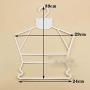 wing1 5PCs Childrens Siamese Clothes Hangers for Clothing Store Plastic Tubular Slotted Child Baby Clothing Hanger Storage Organizer,K