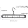 5pcs Random Color Multi-Port Support Circle Clothes Hangers Clothes Drying Racks Multifunction Plastic Scarf Clothes Hanger Storage Rack