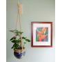 Hanging Plant Bracket for Macrame Plant Hangers, Wood Wall Hook for Indoor Hanging Planters