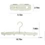 Meta-U 2Pcs Multifunction Foldable Travel Clothes Drying Hangers for Shirts Socks Underwear