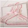 10pcs Random Color 20cm Children Pearl Hanger Fashion Dog Hangers for Clothes Pegs Baby Pearl Plastic Pet Hangers