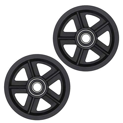 Sliding Door Pulley, Sliding Barn Door Hardware Hanger 2pcs American Barn Door Hanging Rail Pulley Track Carbon Steel Roller Kit Black Sliding Door Pulley, Sliding Barn Door Hardware Hanger 2pcs American Barn Door Hanging Rail Pulley Track Carbon Steel Roller Kit Black