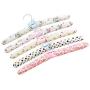 10pcs Clothes Hanger Sponge Padded Clothes Drying Rack Multifunction Scarf Clothes Hangers Random Color