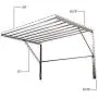 brightmaison Clothes Laundry Drying Rack Heavy Duty Stainless Steel Wall Mounted Folding Adjustable Collapsible Space Saver 6.5 Yards Drying Capacity Fully Assembled
