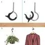 Q-Hanger,20 Pack Light Hooks for Outside String Lights,Outdoor Hooks for Outdoor String Lights,Easy Release Outdoor Wire & Christmas Light Hanger
