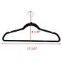 Cute 100Pcs Non Slip Velvet Clothes/Suit/Shirt/Pants Hangers White, Black, Purple And Red Cute 100Pcs Non Slip Velvet Clothes/Suit/Shirt/Pants Hangers White, Black, Purple And Red