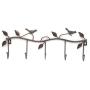 Premium Wall Hooks,Adhesive Hooks,yanQxIzbiu Bird Metal Over Door Hanger Hook Kitchen Cabinet Hat Coat Clothes Towel Holder - Black