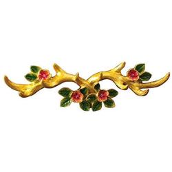 LittleFatBear Antler Creative Hook Hanger Clothes Hook Wall-Mounted Wall Coat Hook Resin Hook Wall Decoration. Yellow S