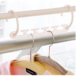 10Pcs 3D Space Saving Hanger Magic Clothes Hanger with Hook Closet Organizer Home Tools