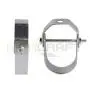 Highcraft HCS-G02-10 Clevis Hanger Standard Galvanized Steel, 2 inches, Chrome, 10 Pack