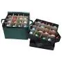 TUXI Christmas Ornament Storage Box, 18 Cardboard Sheets Polyester Ornament Organizer & Storage Bag, 3 Compartments 14x14x11 Inches Ornaments Storage Organizer Chest TUXI Christmas Ornament Storage Box, 18 Cardboard Sheets Polyester Ornament Organizer & Storage Bag, 3 Compartments 14x14x11 Inches Ornaments Storage Organizer Chest