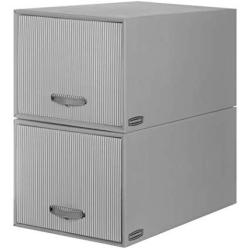 Bankers Boxes STOR/Drawer Steel Plus Extra Space-Saving Filing Cabinet, Stacks up to 5 High, Letter, 2 Pack (6173101)