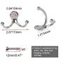 uxcell 6pcs Dual Robe Hooks Zinc Alloy Wall Mounted Coat Towel Double Towel Hooks Clothes Hanger Holder w Screws Silver Tone uxcell 6pcs Dual Robe Hooks Zinc Alloy Wall Mounted Coat Towel Double Towel Hooks Clothes Hanger Holder w Screws Silver Tone