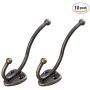 She-love Metal Handle Hook Hanger Clothes Hat Coat Robe Hanging Single Hook Wall Door (10 Pcs)