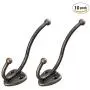 She-love Metal Handle Hook Hanger Clothes Hat Coat Robe Hanging Single Hook Wall Door (10 Pcs)