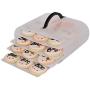 Cookie and Cake Carrier Container with Handle and Lid 4 Trays Cupcake Storage Transport Holder Boxes 2 Devil Eggs Trays Included