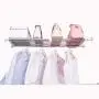 Hershii Tension Shelf Expandable Rod Closet System Heavy Duty Clothes Hanger Adjustable DIY Storage Organizer Shoe Rack (Renewed)