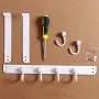 Dseap Over The Door Hook Hanger, Heavy Duty Over The Door Towel Rack Coat Rack for Clothes Hat Towel, White Dseap Over The Door Hook Hanger, Heavy Duty Over The Door Towel Rack Coat Rack for Clothes Hat Towel, White