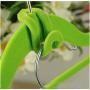 20pcs Random Color Creative Mini Flocking Clothes Hanger Easy Hook Closet Organizer Home Product