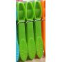 DurReus Sturdy Clothesline Pins for Drying Clothes Large Plastic Clothespins Hanger Clips Pegs Laundry Clamps 24 Pack Green