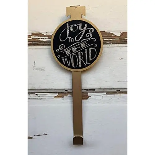 AG Designs Christmas Decor - Black Joy to the World Wreath Door Hanger AG Designs Christmas Decor - Black Joy to the World Wreath Door Hanger