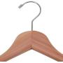 Household Essentials 26140 CedarFresh Red Cedar Wood Clothes Hangers with Fixed Bar and Swivel Hook - Set of 4