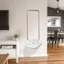 Duwee 14''x38'' Wall Mounted and Door Mounted Ironing Board with Heat Resistant Cover