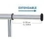 Tatkraft Bull Heavy Duty Adjustable Clothes Rail, Easy to Assemble, Durable Hanger on Wheels, Adjustable Height, Integrated Shoe Rack, Made of Chromed Steel Tatkraft Bull Heavy Duty Adjustable Clothes Rail, Easy to Assemble, Durable Hanger on Wheels, Adjustable Height, Integrated Shoe Rack, Made of Chromed Steel