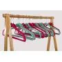 American Dream Home Goods Storage Solutions 10 Piece Brown Velvet Suit, Dress, and Clothes Hanger and Closet Organizer American Dream Home Goods Storage Solutions 10 Piece Brown Velvet Suit, Dress, and Clothes Hanger and Closet Organizer