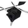 Fastener & Clip Stainless Steel Car Hanger Clothe Rack Headrest Seat Metal Coat Hanger Clothes Jacket Suits Shirts Holder Universal Car Hanger - (Color Name: Black)