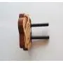 Ukulele Wall Mount Hanger, Hook. Hand Carved, Tropical Art