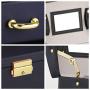 RR ROUND RICH DESIGN Jewelry Boxes - Multifunctional Portable Travel Jewelry Storage Case with 2 Drawers Top Mirror and Metal Lock - Black