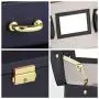 RR ROUND RICH DESIGN Jewelry Boxes - Multifunctional Portable Travel Jewelry Storage Case with 2 Drawers Top Mirror and Metal Lock - Black
