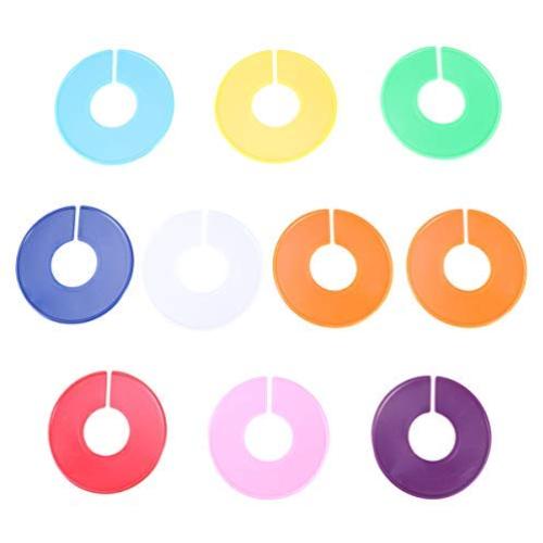 TOPBATHY 10pcs Clothes Size Dividers,Clothing Rack Dividers,Round Clothes Rack Clothes Hangers, Commercial Clothing Racks, Clothing Shops (Mixed Colors, 9 x 9 x 0.2cm) TOPBATHY 10pcs Clothes Size Dividers,Clothing Rack Dividers,Round Clothes Rack Clothes Hangers, Commercial Clothing Racks, Clothing Shops (Mixed Colors, 9 x 9 x 0.2cm)