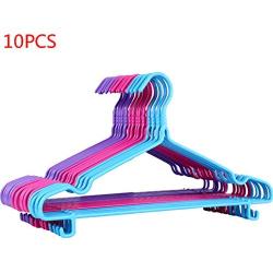 Chuiouy 10pcs Adult Coat Jacket Clothes Hangers Closet Organizer with Hooks 40cm Outdoor Drying Rack Antiskid