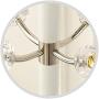 Coat Rack Clothes Rack Hanger Household Hanger, White, Gold, Black, 40cm40cm175cm Haiming (Color : White)