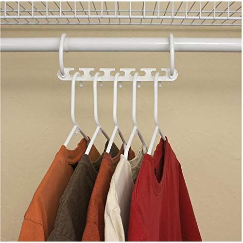 10pcs 5 Hole Magic Hanger Space Saving Hanger Plastic Cloth Hanger Hook Organizer Wardrobe Save Practical Hook Closet Organizer Tool