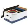 Bankers Boxes STOR/FILE Medium-Duty Storage Boxes, FastFold, Lift-Off Lid, Legal, 4 Pack (0070205)