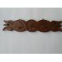 Brown wooden handcarved key hanger key rack, jewelry hanger, new home gift, key wall organizer ,wall key holder , rustic wood wall hook Brown wooden handcarved key hanger key rack, jewelry hanger, new home gift, key wall organizer ,wall key holder , rustic wood wall hook